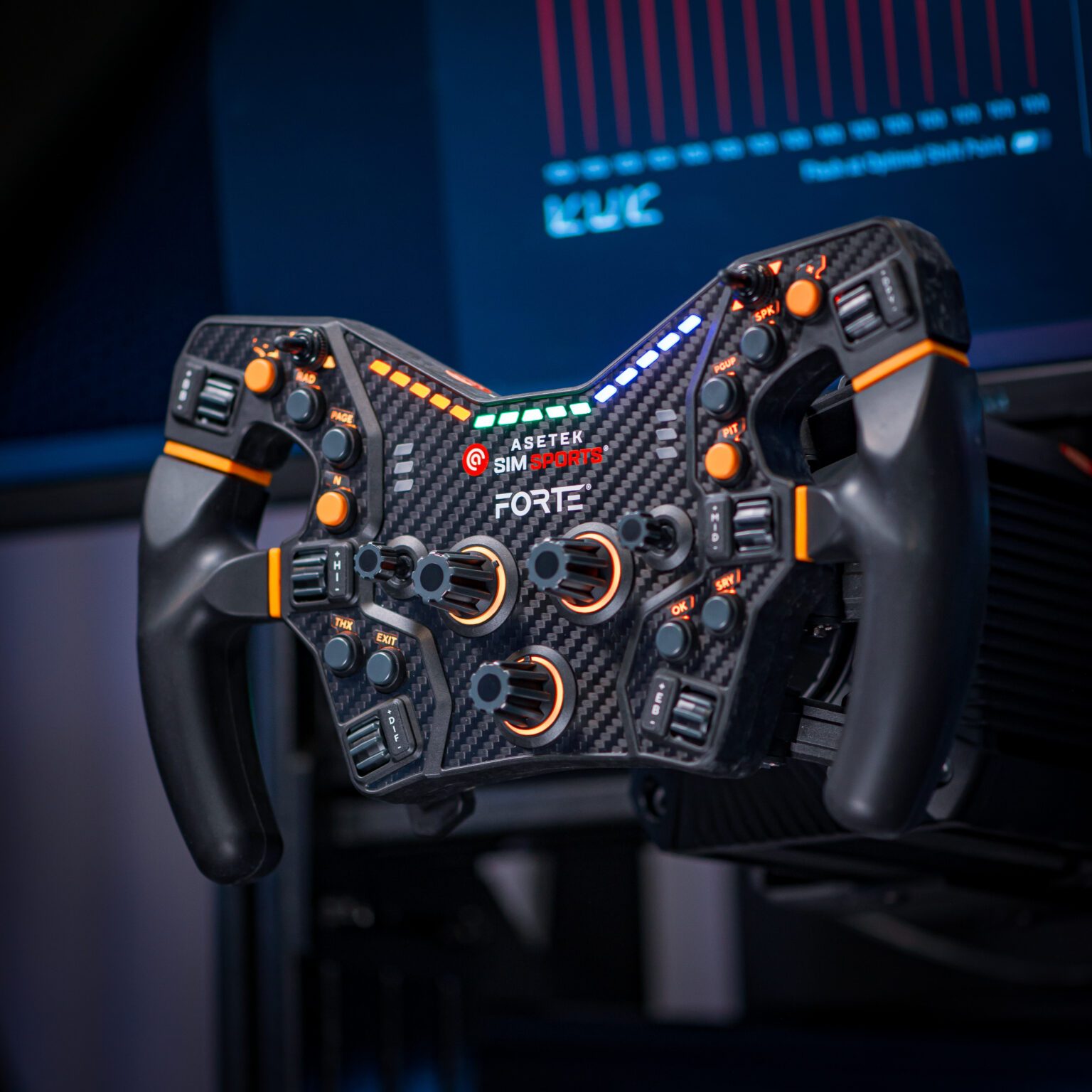 Asetek SimSports Forte Formula Steering Wheel