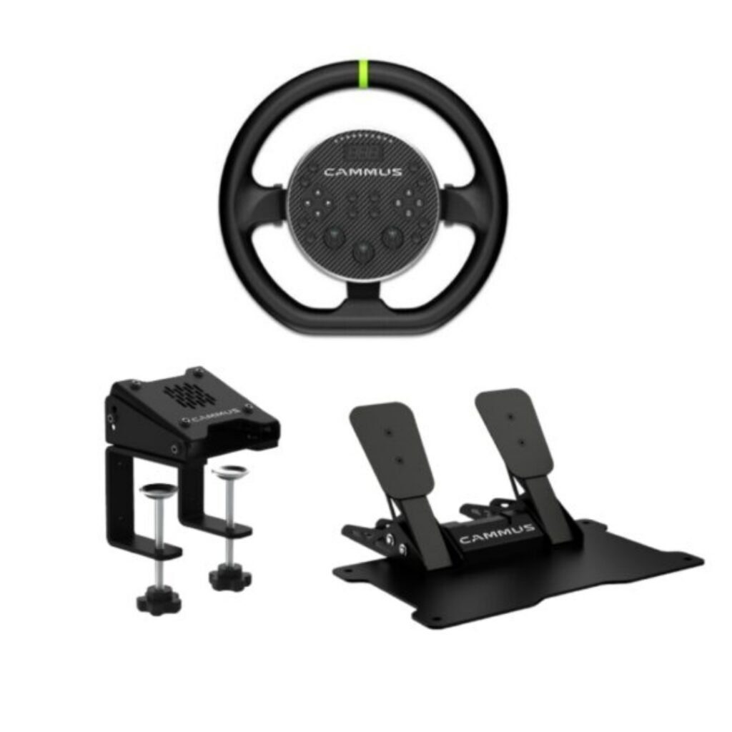 Cammus C5 Direct Drive Bundle (5 Nm + Wheel + Pedals)