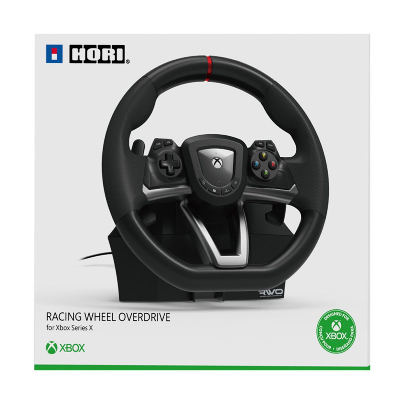 HORI Racing Wheel Overdrive (Xbox Series X|S, Xbox One, PC) — Officially Licensed by Microsoft