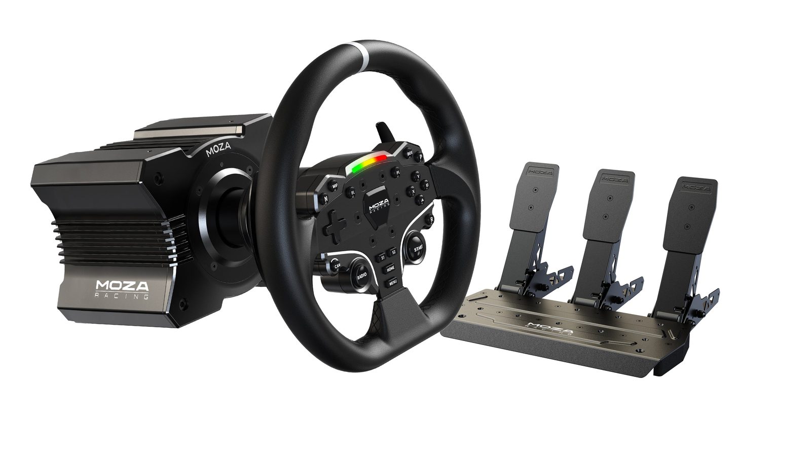 Moza R5 Direct Drive Bundle (5.5 Nm + ES Wheel + SR-P Lite Pedals)